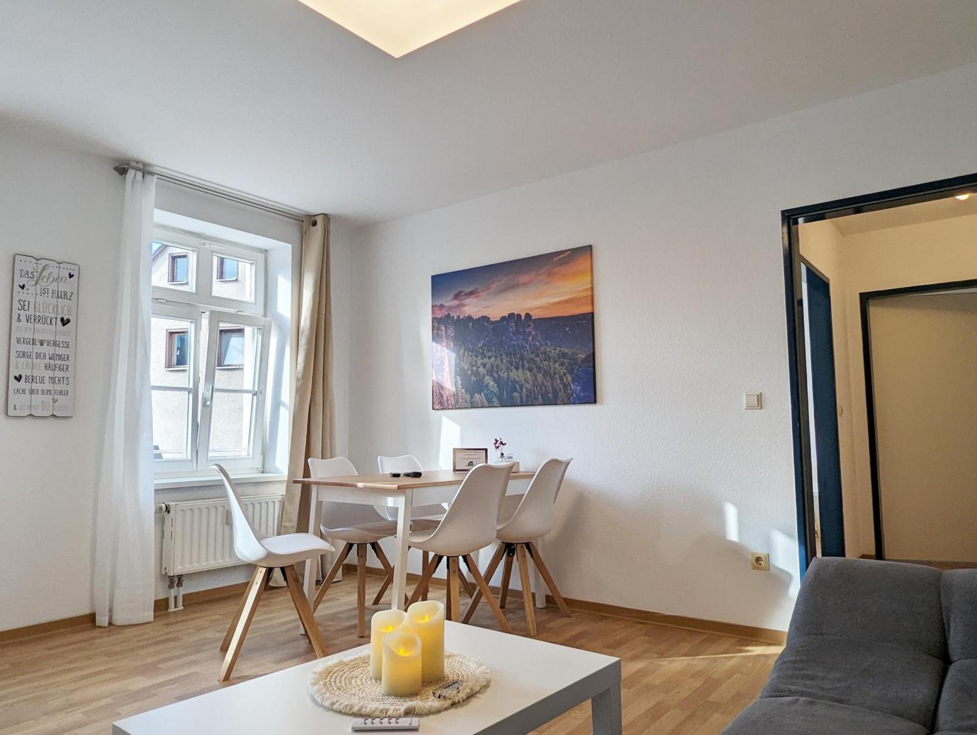 F4 - Urlaubsmagie - Grosse Wohnung Fuer Bis Zu 10 Personen Sebnitz Exterior photo