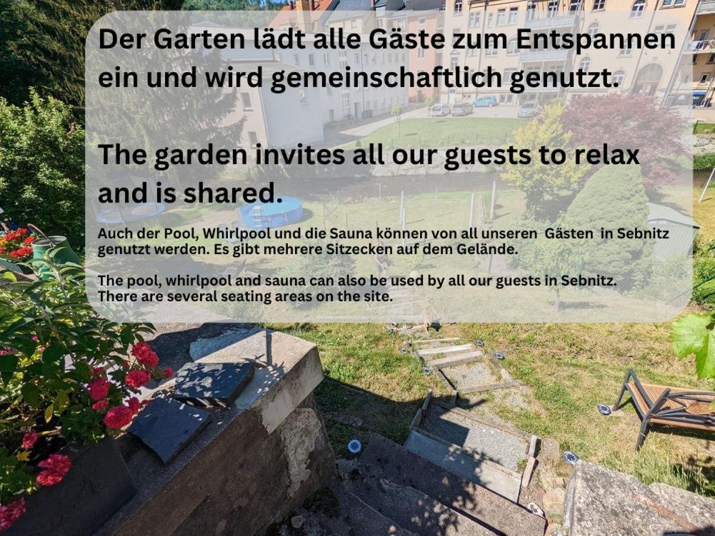 F4 - Urlaubsmagie - Grosse Wohnung Fuer Bis Zu 10 Personen Sebnitz Exterior photo